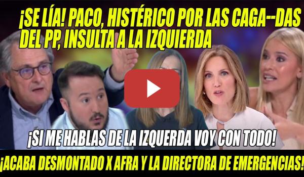 Embedded thumbnail for BRONCA: HUNDEN a Marhuenda x PALMERO del PP y FALTÓN💢PAPANATAS💢&quot;¡HAY q tener CARA de CEMENTO!&quot; Afra