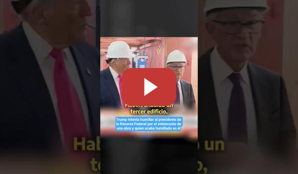 Embedded thumbnail for #TRUMP intenta humillar al presidente de la Reserva Federal y quien acaba humillado es él