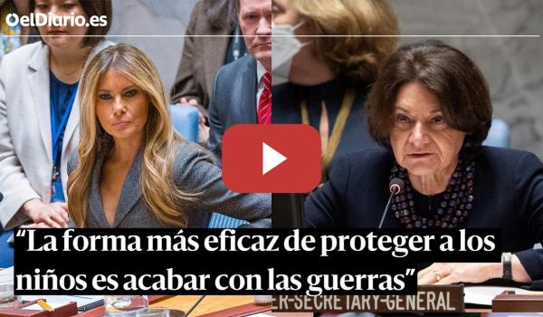 Embedded thumbnail for Melania dice en la ONU que la educación evita conflictos y le recuerdan el bombardeo de una escuela