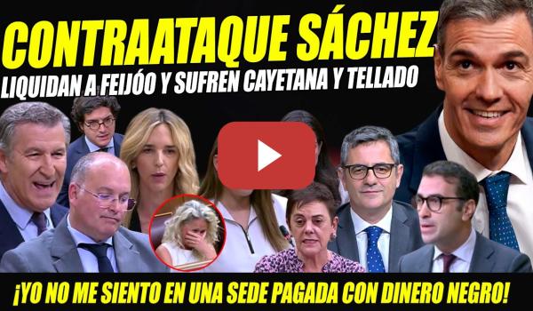 Embedded thumbnail for PEDRO SÁNCHEZ HUNDE A FEIJÓO Y MINISTROS REVIENTAN PAYASOS FALTONES DEL PP. BARRIDA SESIÓN CONTROL