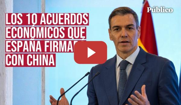 Embedded thumbnail for Así ha sido la comparecencia de SÁNCHEZ tras su reunión con XI JINPING, presidente de CHINA