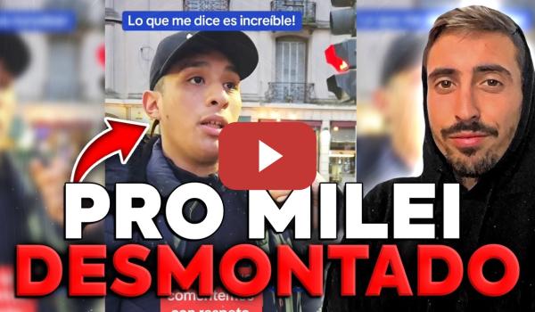 Embedded thumbnail for Un reportero desmonta a un votante de Milei con esta contundencia | EN LA DIANA