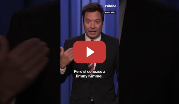 Embedded thumbnail for Jimmy Fallon reacciona a la suspensión del programa de Jimmy Kimmel