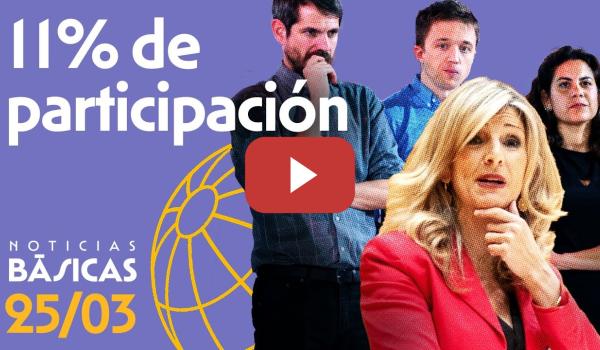Embedded thumbnail for Sumar sólo moviliza al 11% de sus inscritos para proclamar a Yolanda Díaz | NOTICIAS BÁSICAS