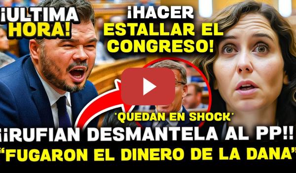 Embedded thumbnail for 💥RUFIÁN DESTAPA EL DESFALCO DE AYUDAS DEL DANA Y HUNDE AL DIPUTADO DEL PP EN SU PEOR TARDE