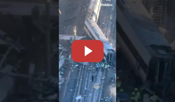 Embedded thumbnail for Imágenes aéreas de la Guardia Civil en la zona del accidente de dos trenes en Adamuz (Córdoba)