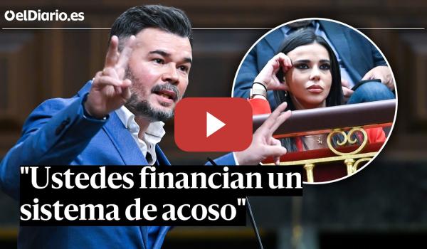 Embedded thumbnail for Gabriel Rufián señala al PP por la financiación del acoso contra las mujeres de izquierdas