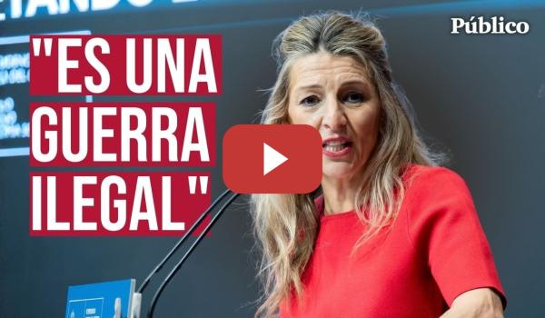Embedded thumbnail for Yolanda Díaz, a Feijóo: "Se va a colocar con los españoles o con Trump"