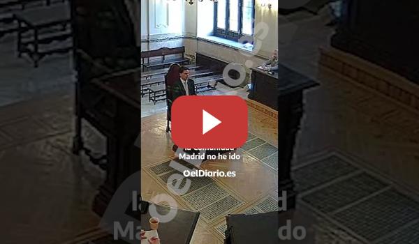 Embedded thumbnail for La declaración de Gonzalez Amador ante el TS: &quot;Lo más importante era que no le salpicara a ella&quot;