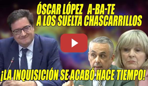 Embedded thumbnail for Óscar López A-BA-TE a Vox y UPN x sus CHASCARRILLOS con Ábalos y su DEFICIENTE NIVEL⚡