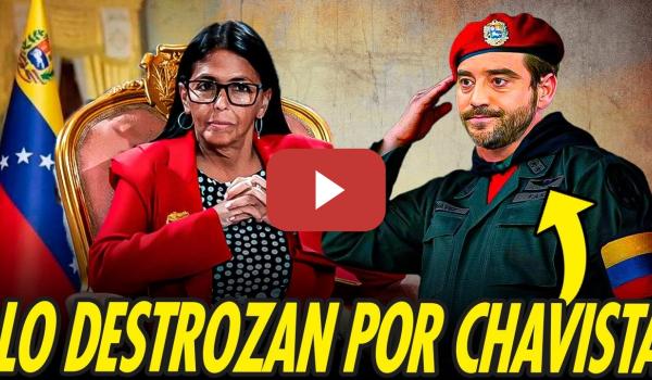 Embedded thumbnail for LA DERECHA DESTROZA A JAVIER NEGRE ACUSÁNDOLO DE CHAVISTA