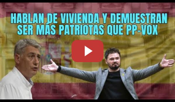 Embedded thumbnail for Gabriel Rufián y Oscar Matute hablan de Vivienda, mientras PP VOX se van del Pleno