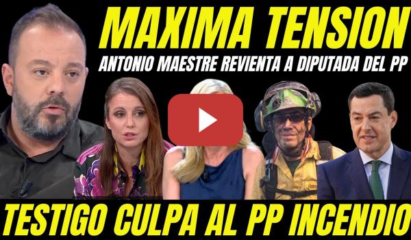 Embedded thumbnail for ANTONIO MAESTRE REVIENTA A DIPUTADA DEL PP RABIOSA AMENAZA CON DEJAR PROGRAMA PILLADA DE BULOS