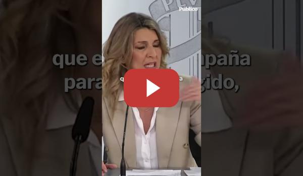 Embedded thumbnail for Díaz, contra el presidente de la CEOE: "Desde que se ha hecho una foto con Milei está irreconocible"