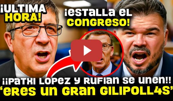 Embedded thumbnail for 💥FEIJÓO ACUSA A SÁNCHEZ CON MENTIRAS DE PROSTÍBULOS Y PATXI LÓPEZ Y RUFIÁN LO ANIQUILAN EN DIRECTO