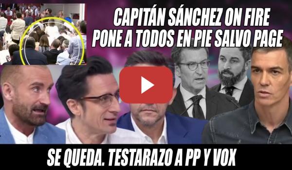 Embedded thumbnail for POTENTE TESTARAZO de Sánchez a Feijóo y Abascal LEVANTA a los PRESENTES SALVO al TRAIDOR de Page⚡