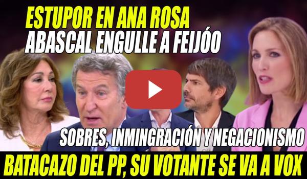 Embedded thumbnail for RIDÍCULO de Feijóo, TRAGA ZASCAS x TRILERO- HUNDIDO y con CARA de Pablo CASADO-ESTUPOR en Ana Rosa