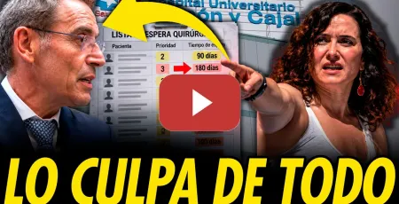 Embedded thumbnail for AYUSO MANIPULA LAS LISTAS DE ESPERA Y CULPA AL CIRUJANO QUE LO DENUNCIÓ
