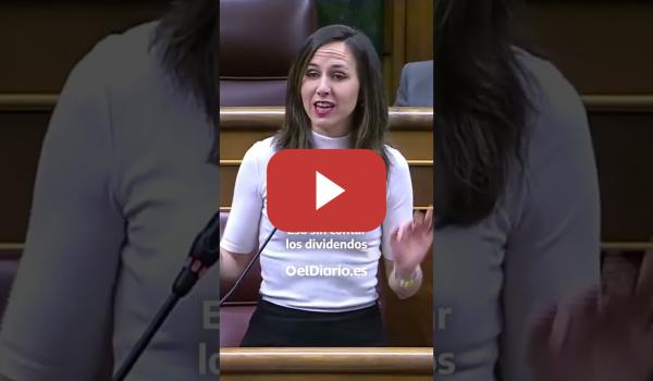 Embedded thumbnail for Belarra, contra Ana Botín y la banca española: "Nadie debería ganar tanto dinero"