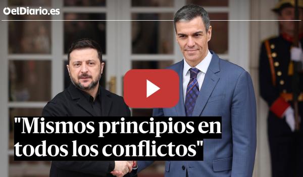 Embedded thumbnail for Pedro Sánchez ante Zelenski: “Lo que nos jugamos en Ucrania es la fortaleza del proyecto europeo”