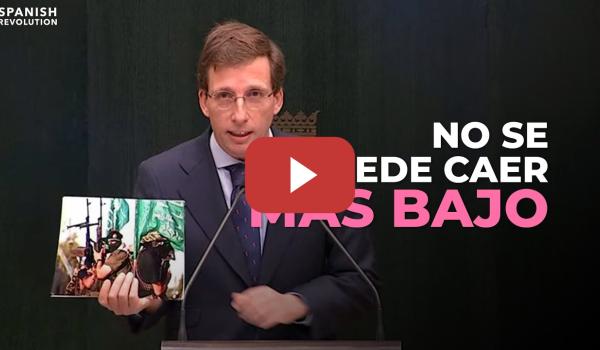 Embedded thumbnail for Bajeza moral: Almeida saca una foto de Hamás y asegura que son “los nuevos mejor amigos” de Sánchez