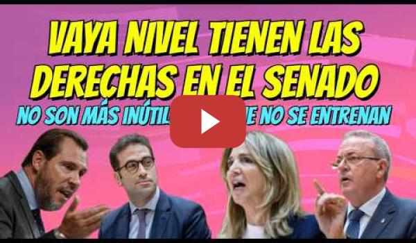Embedded thumbnail for Los ministros dan un nuevo repaso a los senadores del PP no son más inútiles porque no se entrenan
