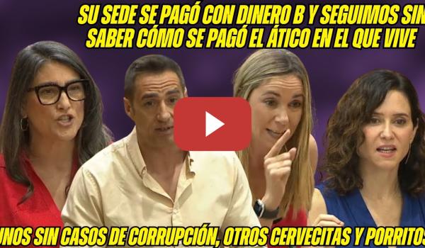 Embedded thumbnail for BARREN a AYUSO por SÁD1C4! Delgado, Espinar y Bergerot: QUIRÓN, ÁTICOS, CORRUPCIÓN NO SOMOS IGUALES!