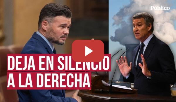 Embedded thumbnail for Rufián retrata cómo funciona el PP: &quot;Hemos visto al miserable de Mazón pedir explicaciones&quot;