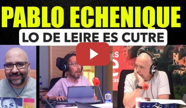 Embedded thumbnail for Pablo Echenique habla del Caso Leire PSOE. Los del Informe PISA siguen con placa.