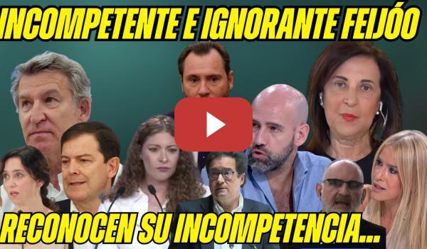 Embedded thumbnail for &quot;IGNORANTE FEIJÓO&quot; BOFETÓN de ROBLES, MIRÓ, LÓPEZ. MENTIRAS del PP. GOBIERNO y UME AYUDÓ en INICIO