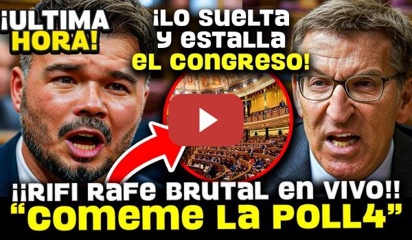 Embedded thumbnail for 💥RUFIÁN DEJA EN JAQUE AL PP: ZASCAS A TELLADO Y AYUSO QUE PROVOCAN VERGÜENZA AJENA EN EL CONGRESO