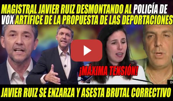 Embedded thumbnail for Ruiz DESTROZA al POLICÍA de VOX y DESMONTA BULOS💥Le REPREGUNTA 5 VECES💥 ¡No se puede DEPORTAR!