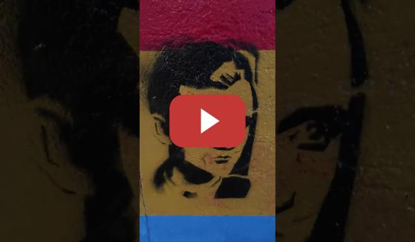 Embedded thumbnail for Acción pro-Palestina en el muro de Berlín