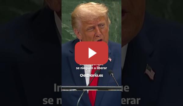 Embedded thumbnail for Trump afirma en la ONU que reconocer el Estado palestino es “un premio demasiado grande para Hamás”