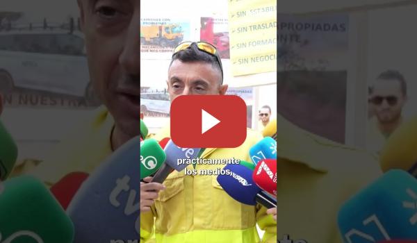 Embedded thumbnail for Los bomberos forestales de Cádiz protestan contra la precariedad y la gestión de Moreno Bonilla