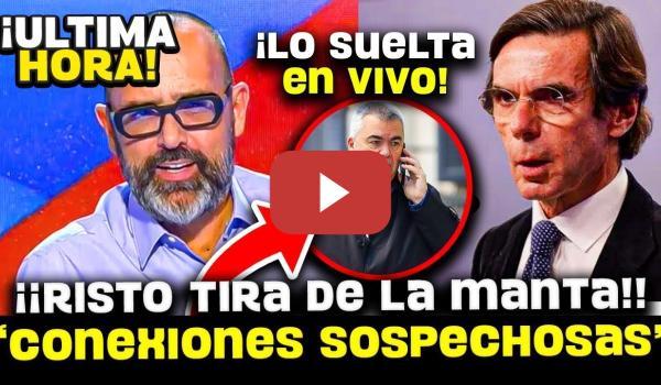 Embedded thumbnail for 💥¡¡BOMBAZO!! KOLDO GARCÍA DESVELA SI AZNAR ESTÁ IMPLICADO EN LA TRAMA SANTOS CERDÁN