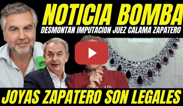 Embedded thumbnail for CARLOS ALSINA SUELTA BOMBA JOYAS DE ZAPATERO QUE DESMONTA AL JUEZ CALAMA IMPUTACIÓN HACIENDA