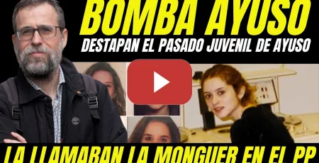 Embedded thumbnail for SUELTAN BOMBA PASADO JUVENIL DE AYUSO "LA LLAMABAN LA MONGUER DENTRO DEL PP POR ERA MUY ESTÚPIDA"