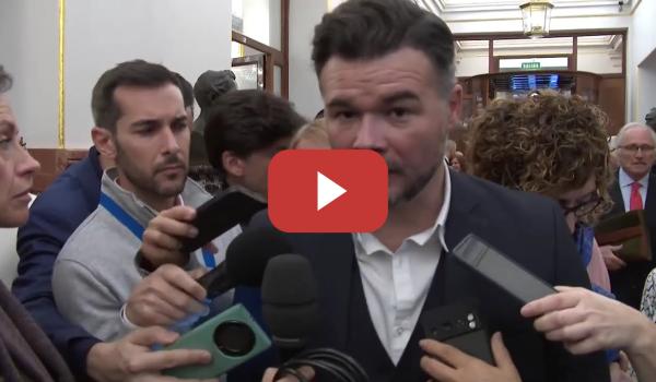 Embedded thumbnail for Rufián pide al rey emérito "que devuelva lo robado y se vaya a un asilo"