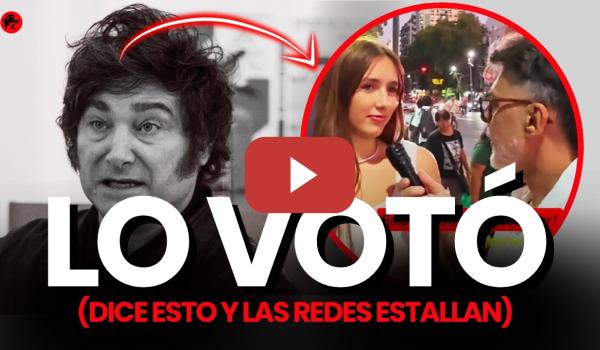 Embedded thumbnail for La frase de esta votante de Milei que indigna en redes