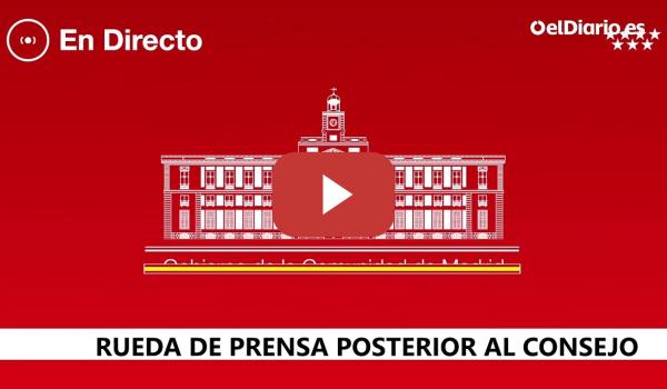 Embedded thumbnail for 🔴 DIRECTO | Ayuso preside la reunión del Consejo de Gobierno de la Comunidad de Madrid