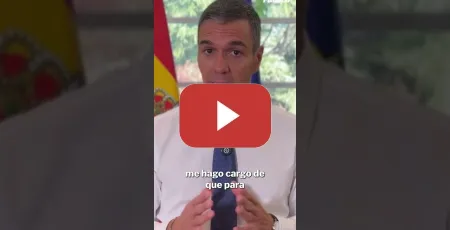 Embedded thumbnail for Sánchez, a los ceutíes: "Me hago cargo de que para muchos la respuesta del Estado es insuficiente"