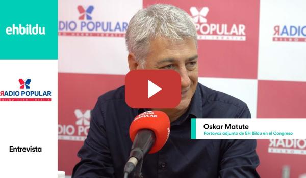Embedded thumbnail for Entrevista | OSKAR MATUTE en Radio Popular - Herri Irratia