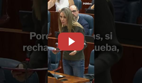 Embedded thumbnail for MAR ESPINAR tajante con ISABEL DÍAZ AYUSO y su gestión de la sanidad pública