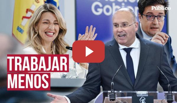 Embedded thumbnail for El PP se opone a una nueva medida social, la reducción de jornada: &quot;¿Quiere Feijóo dañar a su país?&quot;