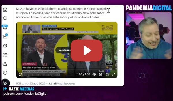 Embedded thumbnail for Mazón huye de Valencia. Ana Rosa Manipuladora. Herrera defraudador. No al Rearme.